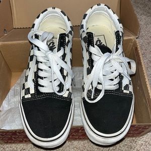 checkered vans